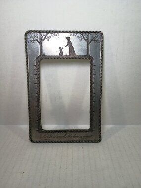 Danforth Fine Pewter Frame The Gift Is Small The Love Is Great Mother Child